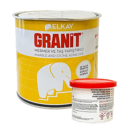Клей для камня полиэфирный ELKAY GRANIT EB25 белый густой 3,5 кг EB25WHITE-35(1)